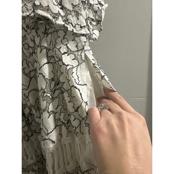 🔴Nicholas Basque Dress black and white dress US size 6 - Picture 9 of 10